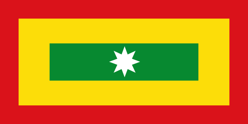 Bandera de Cartagena y Barranquilla